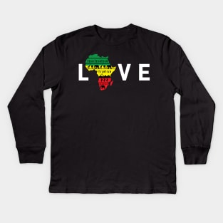 Black live matter Kids Long Sleeve T-Shirt